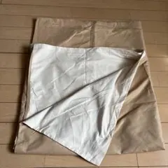 未使用！シングル掛け布団カバー　ベージュ系