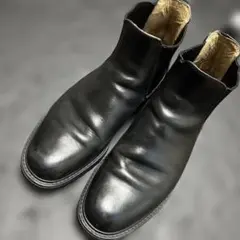 CRIMIE サイドゴアブーツ 27cm ブラック　レザー　刻印