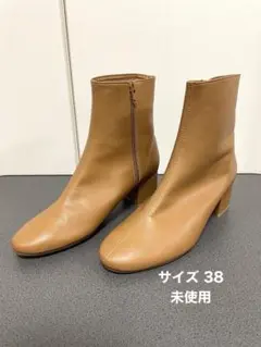 アーバンリサーチ RODESKO ジッパー付きショートブーツ キャメル