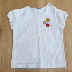 familiar ホワイト Tシャツ 100cm