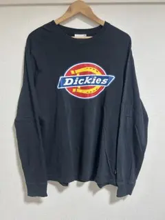 Dickies ブラック ロングスリーブ Tシャツ XL