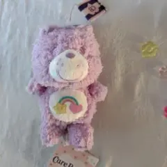 ケアベア™ ふんわりマスコット　ベストフレンドベア　Care Bears　紫