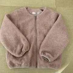 petit main ボア　ジャケット アウター　キャメル　ベージュ120cm