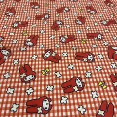 当時物 レトロ マイメロディ クロミ 綿100%生地 2005年製 - メルカリ