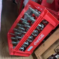 Coca-Cola 190ml ガラス瓶 ケース付き 昭和レトロ