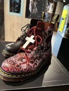 Hell Heels ヘラヒールズ ショッキングピンク レースアップブーツ25