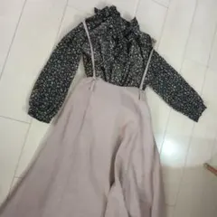 エニィスィス ブラウス シャツ ナノユニバース ロングスカート セット