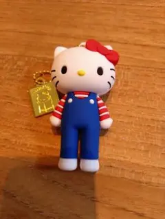 ハローキティ展　シークレットマスコットチャームA オーバーオール