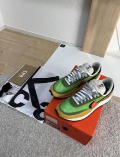 sacai × Nike LDV Waffle Green31.0 ワッフル