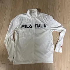 FILA ホワイト ジップアップジャケット