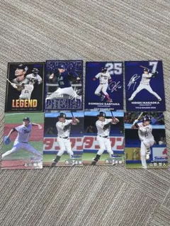 プロ野球チップス　2025年　ヤクルト　青木　奥川　山田　石川　長岡　サンタナ