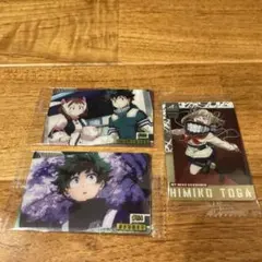ヒロアカ　ウエハース　カード　新品未開封　3枚セット