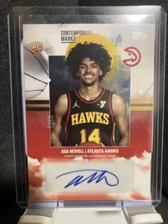 topps flagship ASA NEWELL auto サインカード　RC