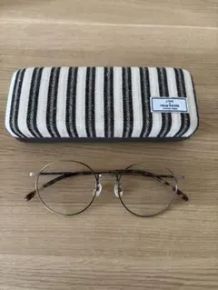 FREAK'S STORE✖️JINSラウンドフレーム メガネ度なし