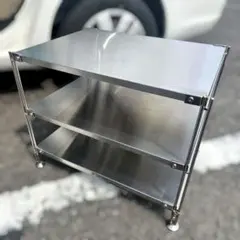 オールステンレスユニットシェルフ ステンレス棚セット ワイド 小のサムネイル