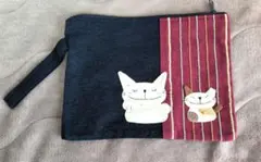 HIKOSEN CARAねこちゃん ポーチ