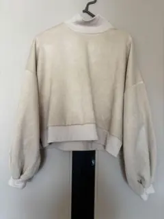 ベージュ スウェット トレーナー