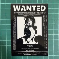 HENXXIHERO ステッカー WANTED Mia