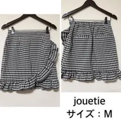 新品❤️jouetie ギンガムチェックフリルミニスカート　ジュエティのサムネイル