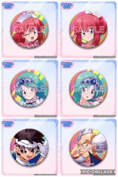 【未開封／匿名】ツインビーくじ／E賞 描き下ろし缶バッジ 全6種コンプセット