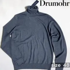 ドルモア カシミヤ混 タートルネック ニット イタリア製 46 DRUMOHR