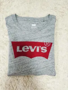 Levi's リーバイス/半袖ロゴ入Tシャツ　グレ― S
