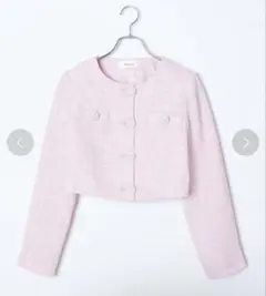 Romansual コンパクトツイードジャケット