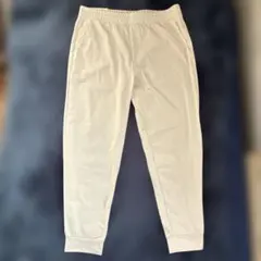 UNIQLO ジョガーパンツ　白　 XL