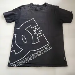 DC SHOECOUSA Tシャツ ブラック ホログラムロゴ