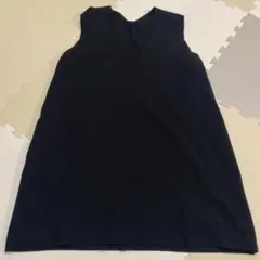 ニットベスト 黒