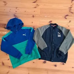 PUMA スナップボタンジャケット&パーカー