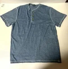アメカジ　ヘンリーネック Tシャツ　サイズXL