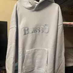 BlessU ライトブルー パーカー
