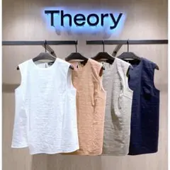 Theory Eco Crunch Wash オーバーラップトップ　ブラウス