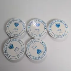 テグス　水晶の線 0.25mm 5個セット
