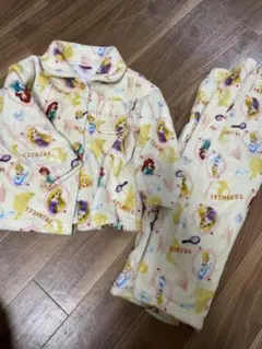 プリンセス柄フリースパジャマセット 100cm
