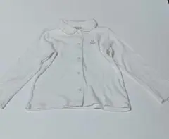 ベビー服 長袖シャツ ホワイト　miki HOUSE ミキハウス