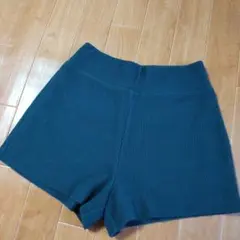 ROSE BUD リブショートパンツ ダークグリーンのサムネイル