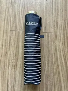 MACKINTOSHPHILOSOPHY 晴雨兼用 ボーダー折りたたみ日傘 軽量のサムネイル
