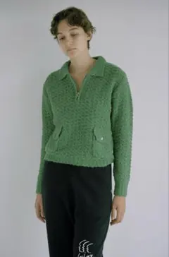 LET LOOSE let loose ハーフジップニット