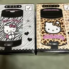 Hello Kitty ペダル式ゴミ箱 ゼブラ＆レオパード柄のサムネイル