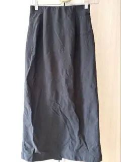 ユニクロ♡ デニムジャージーナローロングスカート