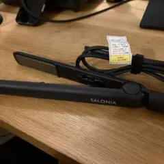 SALONIA ストレートヘアアイロン ブラック　SL-004S サロニア