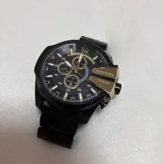 DIESEL ブラック/ゴールド 腕時計