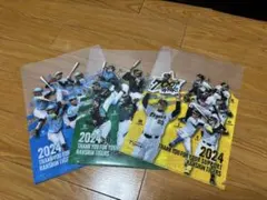 阪神タイガース 2024年版クリアファイル8枚セット
