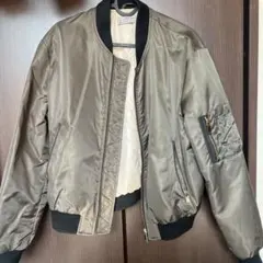 ZARA BASIC MA-1ジャケット Sサイズ オリーブグリーン