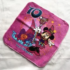 限定❤️【レア】ミニー　ミニタオル　ディズニーシー　10周年 ハンカチ