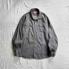 90 wrangler premium フェード ブラック デニムシャツ