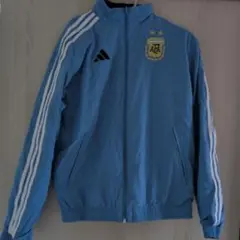 アディダス アルゼンチン代表 リバーシブル ジャケット L ライトブルー