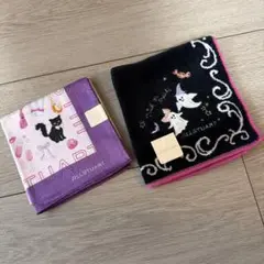 JILLSTUART ハロウィン　ハンカチ 2枚セット 猫とゴースト